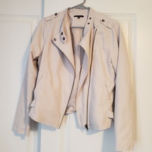 Cream Colored Utility Jacket